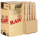 Raw | Ethereal Cones 75 Pre-rolled Cone (Bulk / Tower) ONE 1 1/4"