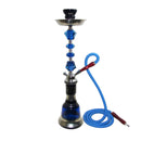 Zebra Flagship 1 Hose Hookah 28" tall Hookah Jatiimports LLC BLUE