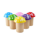 3 Parts 50mm Mushroom Head Plastic Grinder with Storage Box of 12 [SMJL-007] Display Pack Canadian Distributor