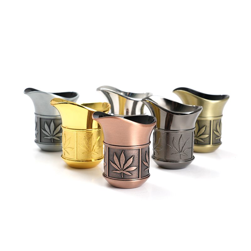 4 Parts 50mm Kettle Shape Metal Grinder Box of 6 [SMJL-008] Herb Grinder Canadian Distributor