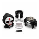 17cm Hooded Skeleton 4-Piece Grinder - 6CT Display Pack Super Supplys Inc