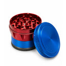 50mm 4-Piece Multi-Tone Metal Grinder - 12CT Display Pack Super Supplys Inc