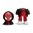 3D Hooded Web Hero Character Tobacco Grinder – 6PCS Display