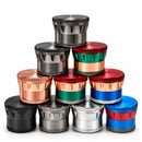 50mm 4-Piece Multi-Tone Metal Grinder - 12CT Display Pack Super Supplys Inc