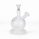 5" Frosted Glass Bubbler Glass Bong 777 Smoke Design2