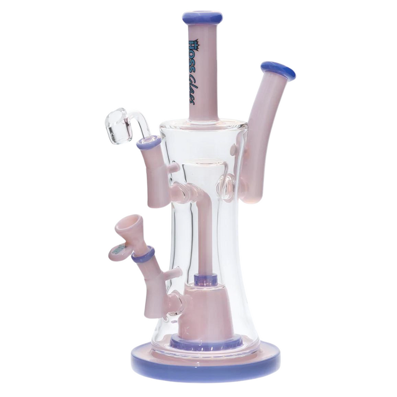 H 516 12" Hoss Two-Tone Double Bubbler