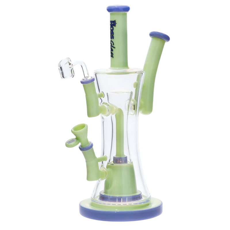 H 516 12" Hoss Two-Tone Double Bubbler