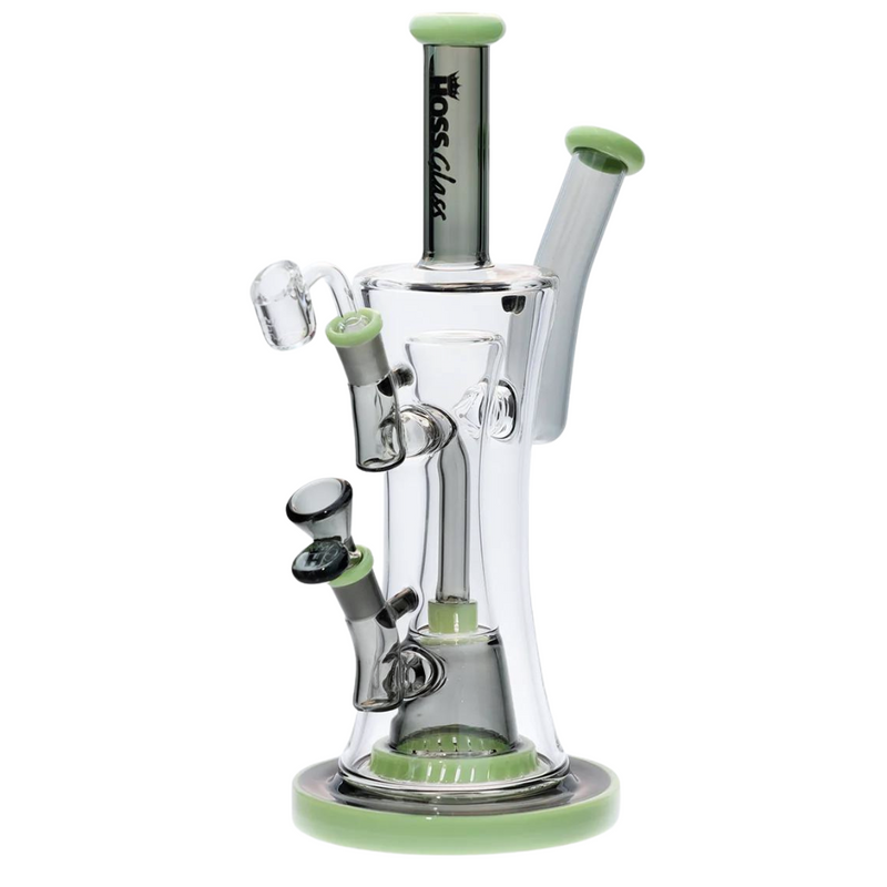 H 516 12" Hoss Two-Tone Double Bubbler