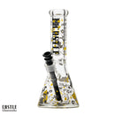 SC Castle Glassworks Kitty Cat 12" 9mm Beaker Bong