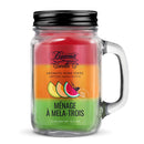 Beamer Candle Co. 12oz Glass Mason Jar -Ménage-à-Mela-Trois