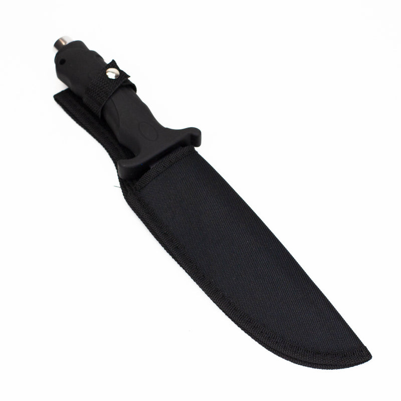 O Defender-Xtreme 13″ USA Flag Blade ABS Handle Hunting Knife With Sheath [14010]