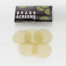 Stainless Steel/Brass Screens – Bag of 500 (5 Screens per Pack) Metal Screen 777 Smoke Gold
