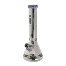 14" Metallic Water Pipe beaker base with Ice Catcher