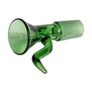 SC Red Eye Glass 14mm Cone Bowl with Handle