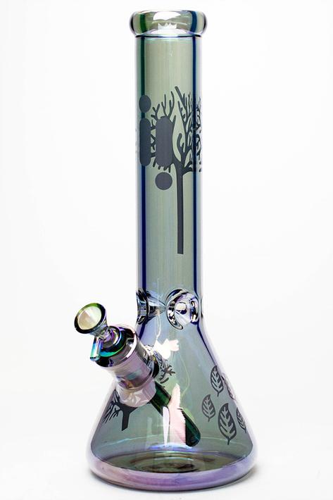 14" Infyniti Brand Water pipe with Beaker base - Tree