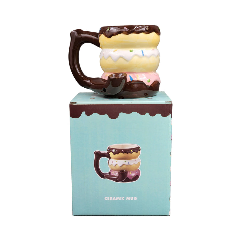 O Donut mug - pipe - novelty mug