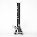 SPARK | 18" 7 mm metallic classic beaker bong Glass Bong ONE Silver