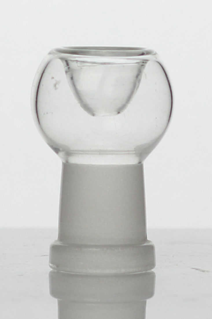 Glass round bowl for Female joint-Clear - One Wholesale