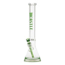 SC Castle Glassworks Green 18 inch 9mm Colour Logo Beaker Bong