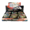 63mm Cartoon Jungle 4-Part Metal Grinder – 6 Assorted Designs