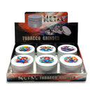 63mm x 42mm Retro Gaming 4-Part Metal Herb Grinder – 6PCS Display Display Pack Super Supplys Inc Default Title