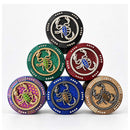 63mm 4-Piece Scorpion & Skull Metal Grinder – 6-Piece Display Display Pack Super Supplys Inc