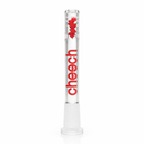 Cheech | 5.5" Diamond Downstems with Diffusion Cuts Downstem · Bowlstem Smoking Cat Distribution Red