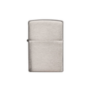 Zippo 200 Reg Brush Fin Chrome Zippo Lighter ONE