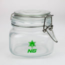 NG - Airtight Glass Jar with Lid Jar High-End Brands Glass Small (4"x4"x4")