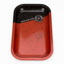 NG Rolling Tray - Medium Tray High-End Brands Glass BK+RD