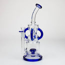 NG- 11 inch Sprocket Perc 4-Arm Recycler [LZ5007] Glass Bong High-End Brands Glass Blue