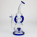 NG- 11 inch Sprocket Perc 4-Arm Recycler [LZ5007] Glass Bong High-End Brands Glass