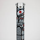 NG-18 inch 7mm Aboriginal Totem Beaker [YN1098] Glass Bong High-End Brands Glass
