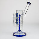 NG-10.5 inch Spiral Perc Bubbler [YN1052] Glass Bong High-End Brands Glass Blue