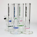 NG-12 inch Honeycomb Perc Straight [G108] Glass Bong High-End Brands Glass
