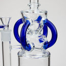 NG- 11 inch Sprocket Perc 4-Arm Recycler [LZ5007] Glass Bong High-End Brands Glass