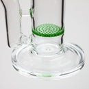 NG-12 inch Honeycomb Perc Straight [G108] Glass Bong High-End Brands Glass