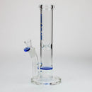 NG-12 inch Honeycomb Perc Straight [G108] Glass Bong High-End Brands Glass Blue