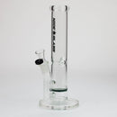 NG-12 inch Honeycomb Perc Straight [G108] Glass Bong High-End Brands Glass Black