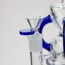 NG- 11 inch Sprocket Perc 4-Arm Recycler [LZ5007] Glass Bong High-End Brands Glass