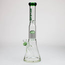 NG-16 inch 8-Arm Tree Perc Bell Beaker [S382] Glass Bong High-End Brands Glass Green