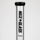 NG-18 inch Tall Flat Mouth Elbow Beaker [S303A] Glass Bong High-End Brands Glass