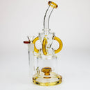 NG- 11 inch Sprocket Perc 4-Arm Recycler [LZ5007] Glass Bong High-End Brands Glass Gold