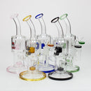 NG-8.5 inch Double Chamber Bubbler [XY574] Glass Bong High-End Brands Glass