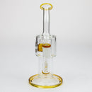 NG-8.5 inch Double Chamber Bubbler [XY574] Glass Bong High-End Brands Glass