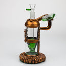 NG-9 inch Copper Plated Gas Mask Bubbler [N8034] Glass Bong High-End Brands Glass