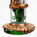 NG-9 inch Copper Plated Gas Mask Bubbler [N8034] Glass Bong High-End Brands Glass