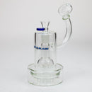 NG-8 inch 11-Arm Round Base Bubbler [YN1144] Glass Bong High-End Brands Glass Blue
