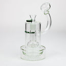 NG-8 inch 11-Arm Round Base Bubbler [YN1144] Glass Bong High-End Brands Glass Green