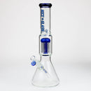 NG-16 inch 8-Arm Tree Perc Beaker [L718] Glass Bong High-End Brands Glass Blue